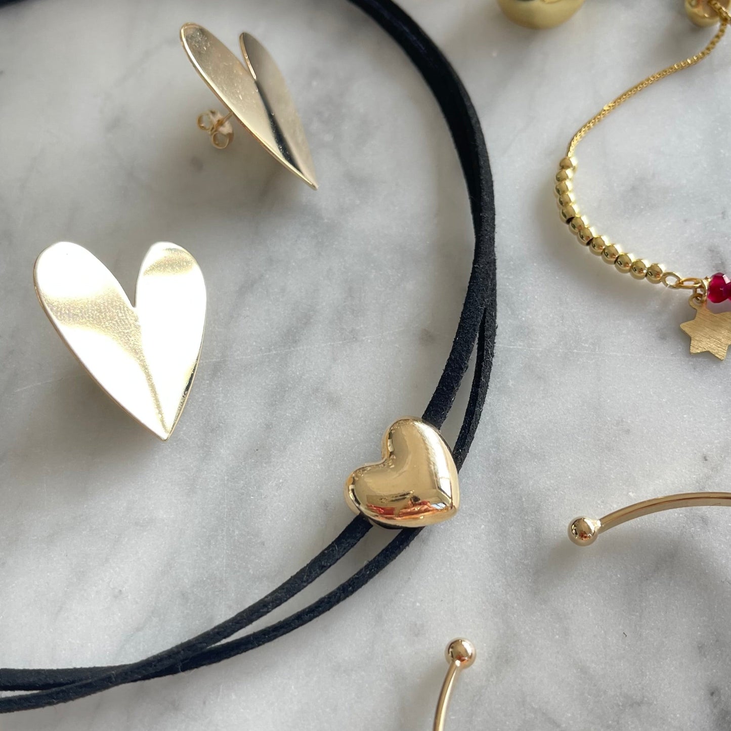 Heart Suede Necklace