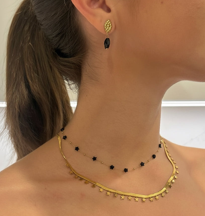 Mini Stone Star Necklace