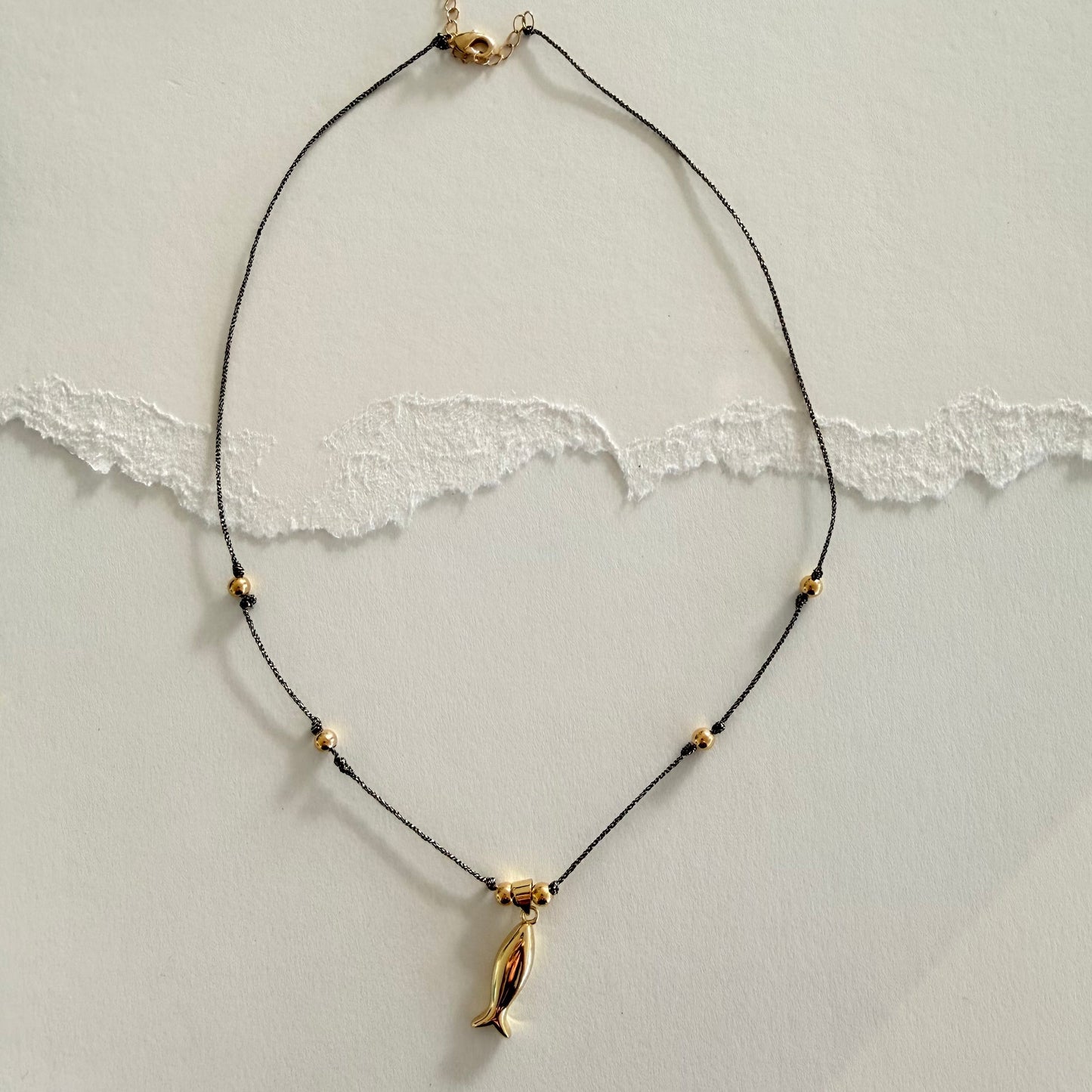 Golden Fish Necklace