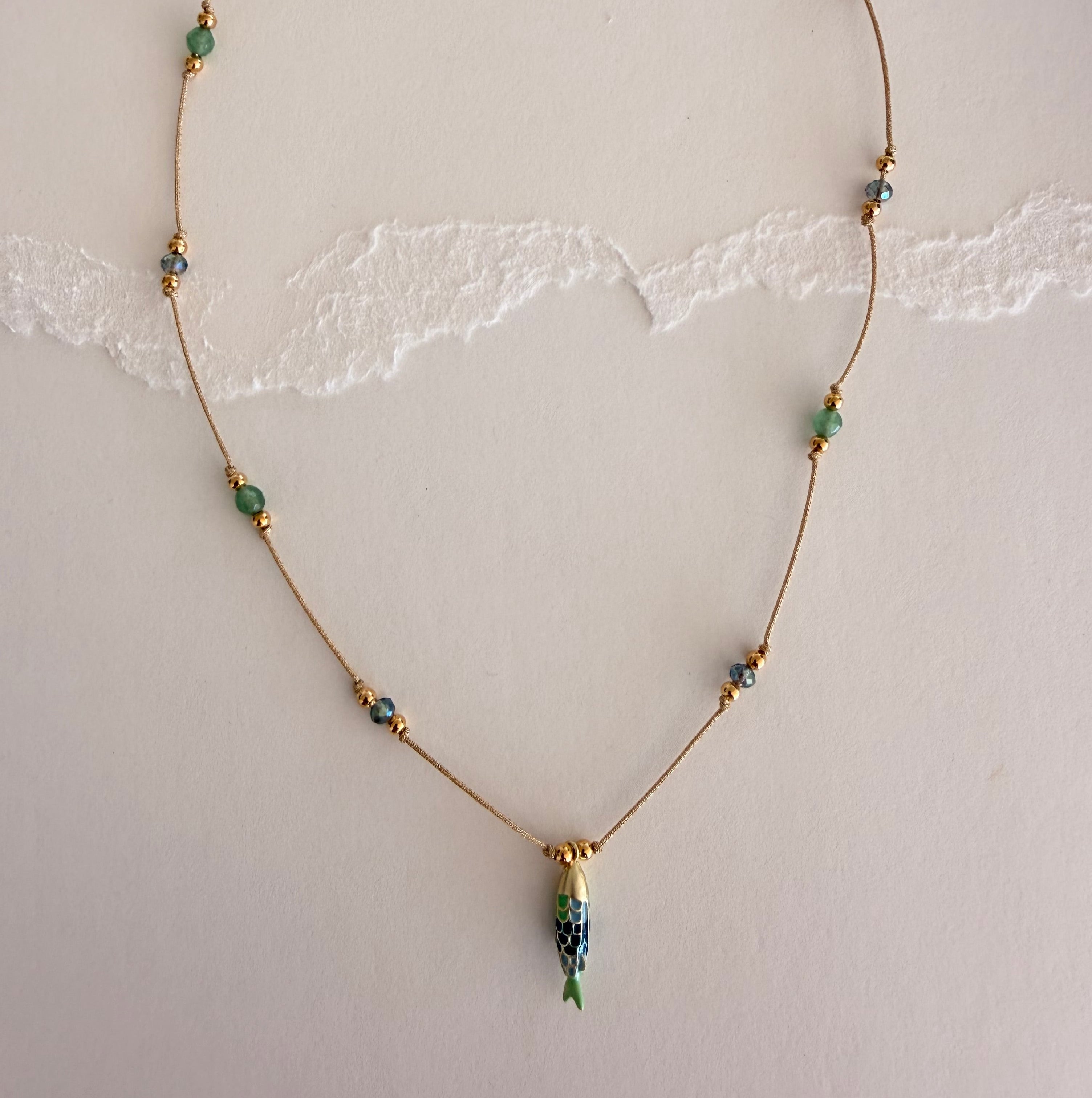Mary Fish Necklace
