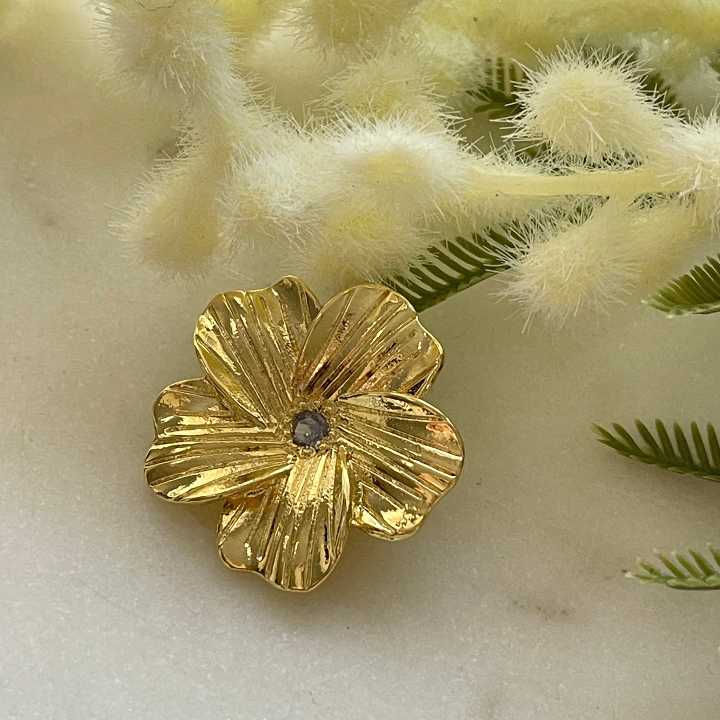 Hibiscus Flower Brooche