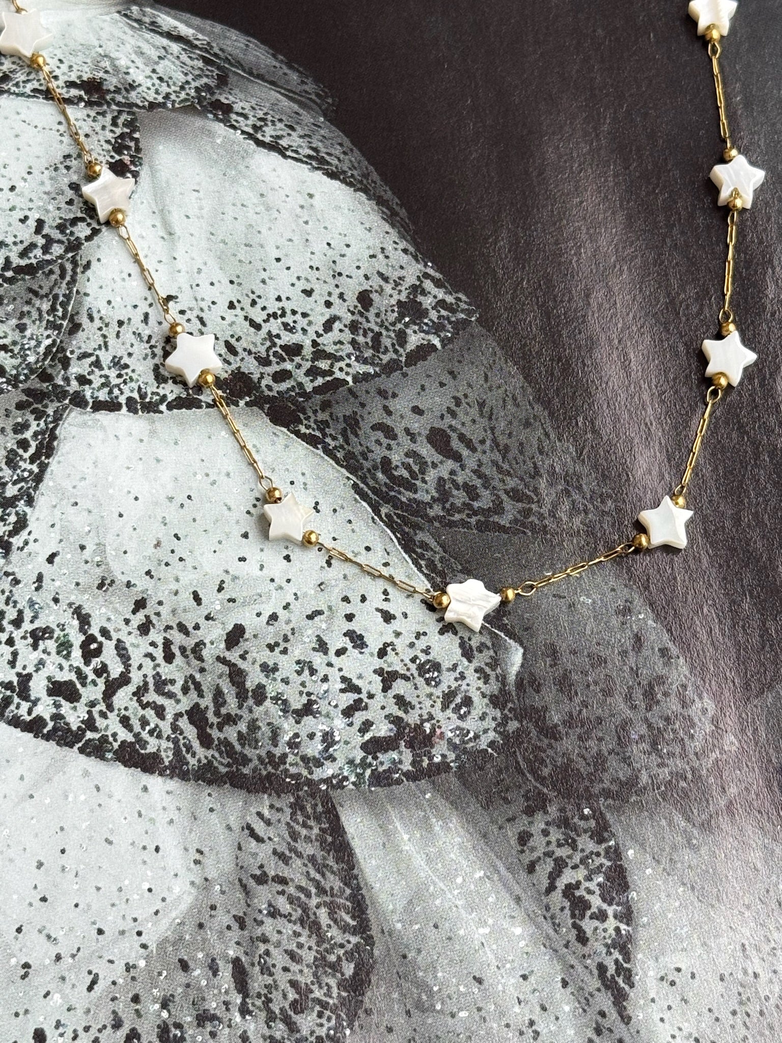 Mini Stone Star Necklace