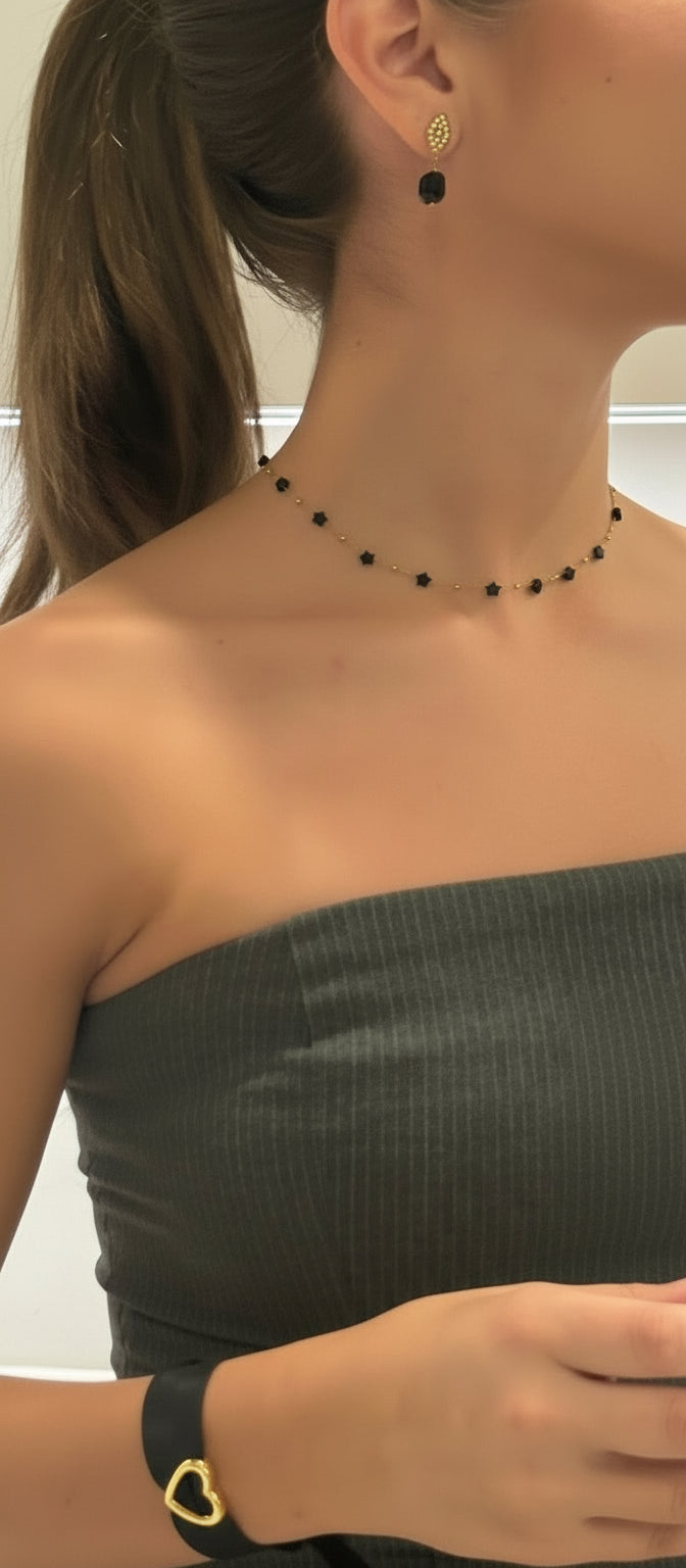 Mini Stone Star Necklace