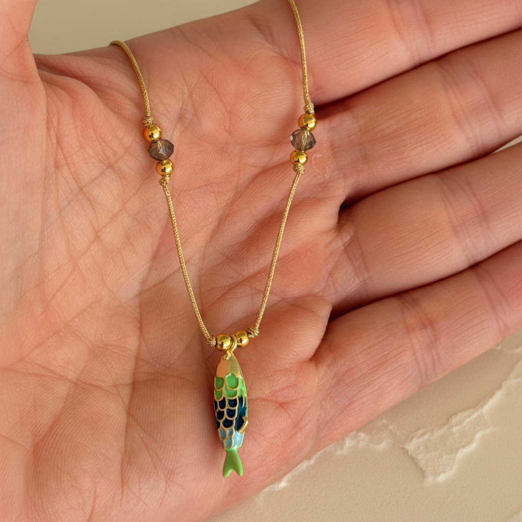 Mary Fish Necklace