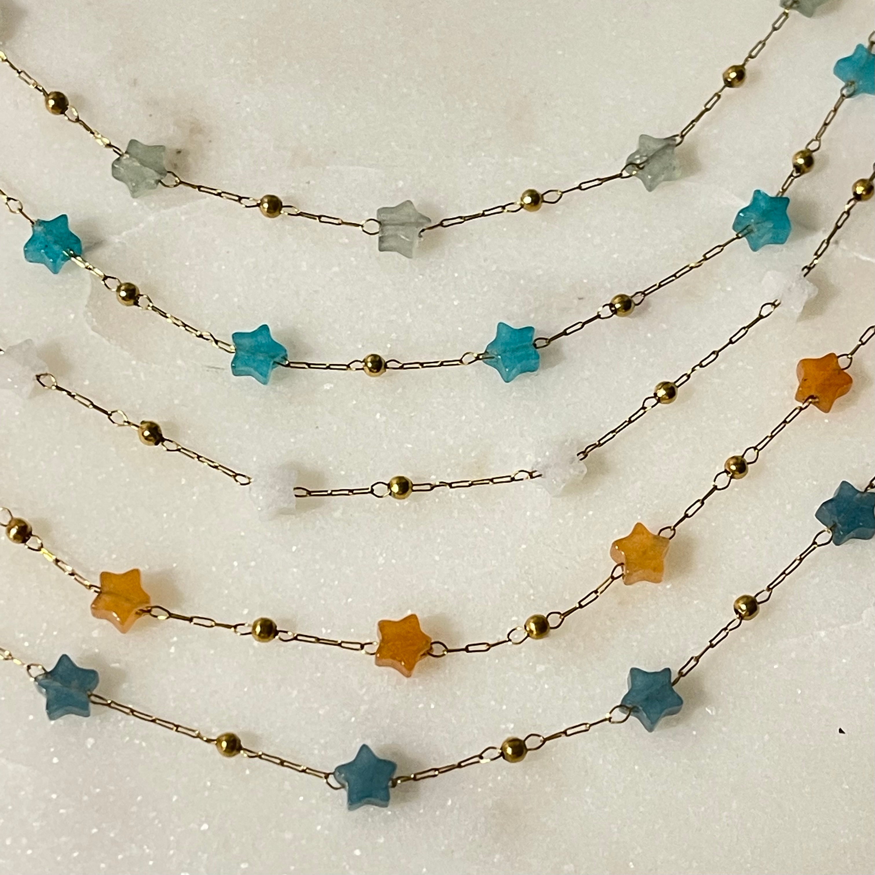 Mini Stone Star Necklace