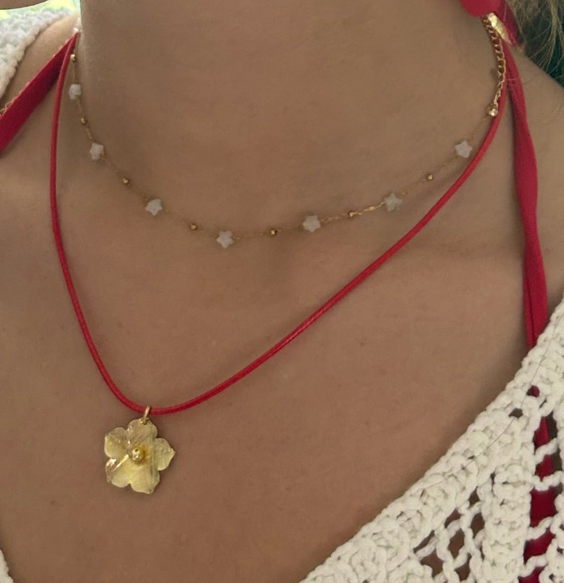 Mini Stone Star Necklace