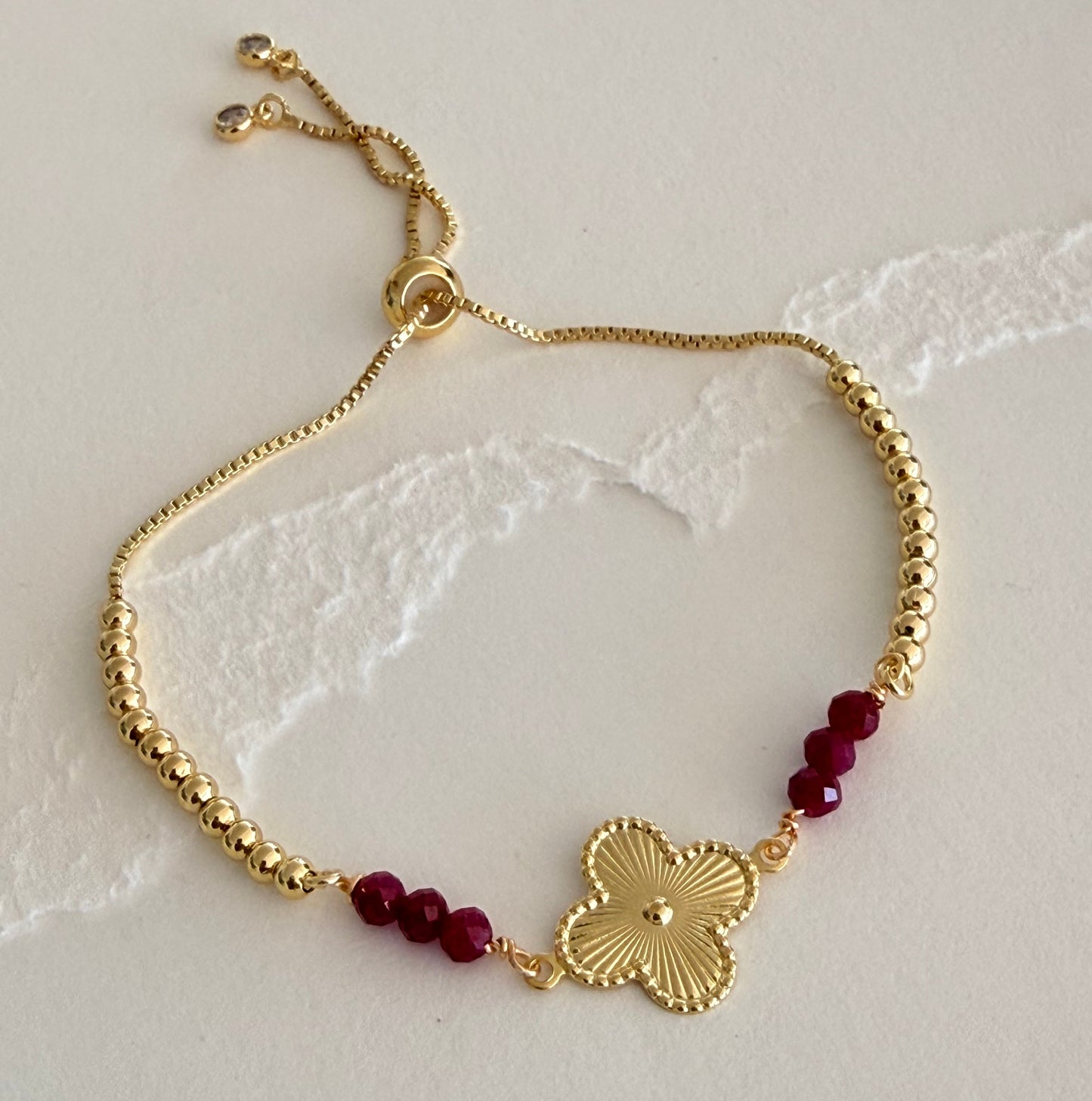 Ixora Flower Bracelet