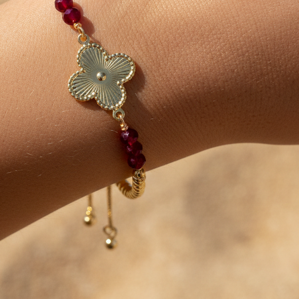 Ixora Flower Bracelet