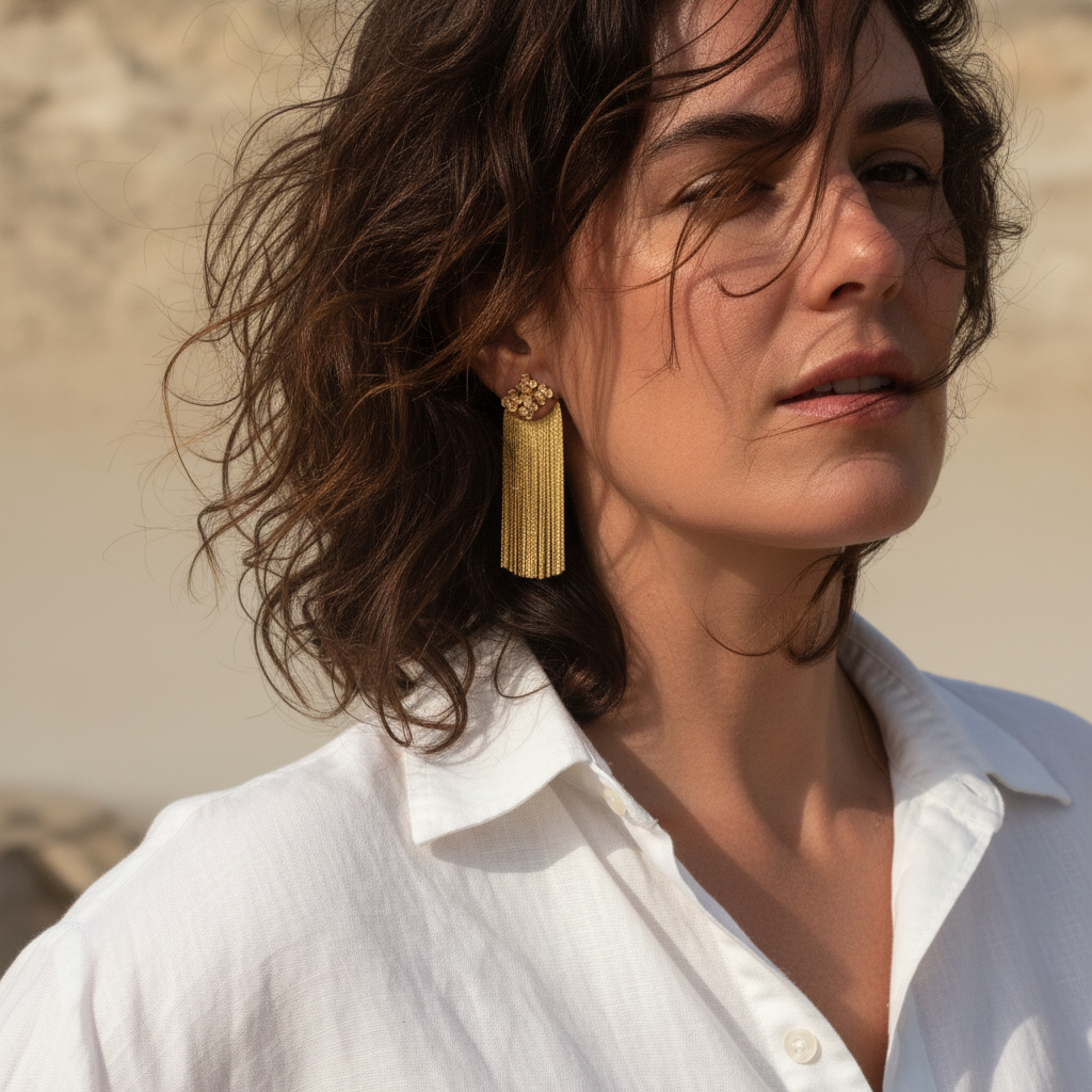Flower Cascada Earring