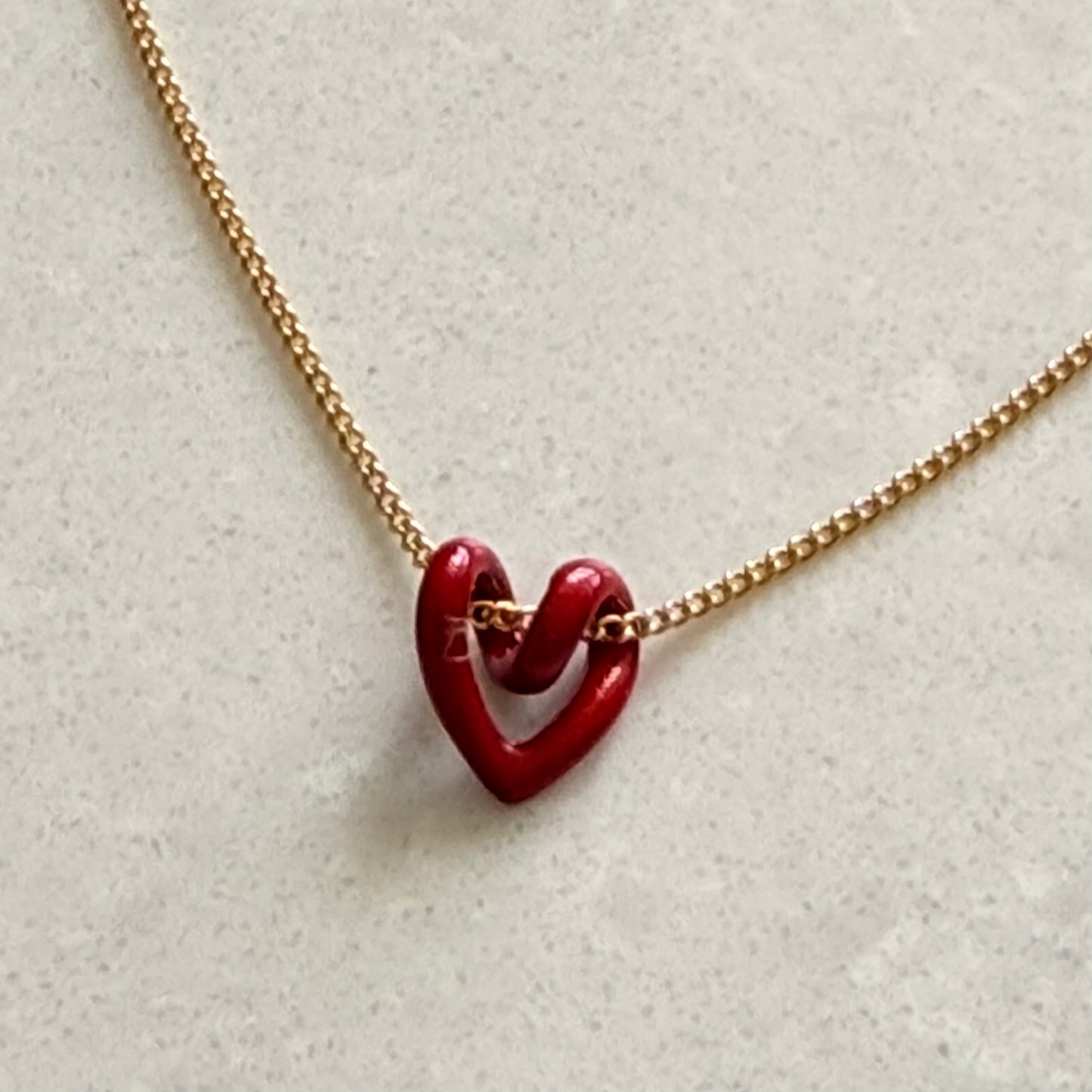 Red Heart Necklace