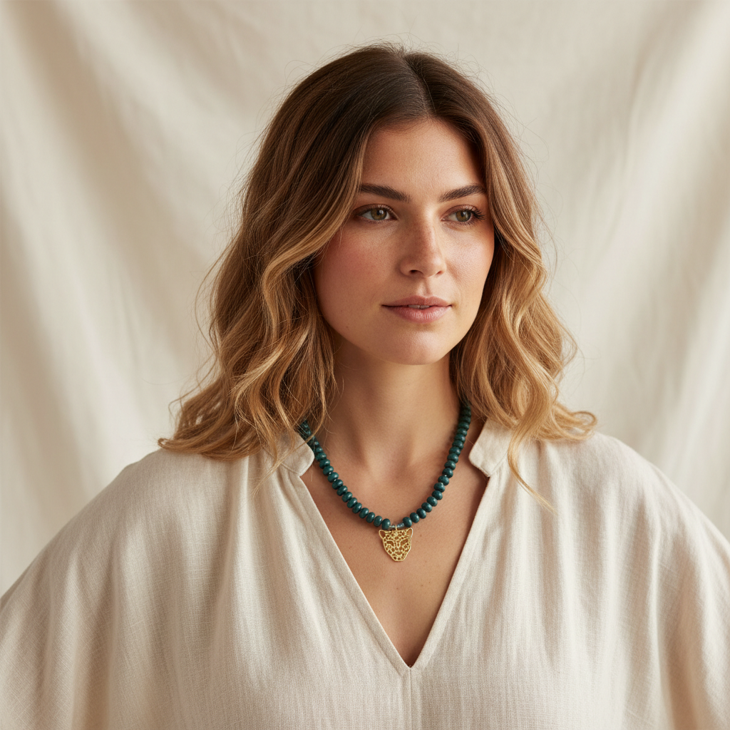 The Very Big Tiger Stone Necklace