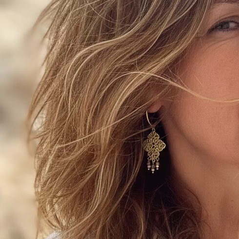 Rose Earrings