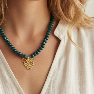 The Very Big Tiger Stone Necklace