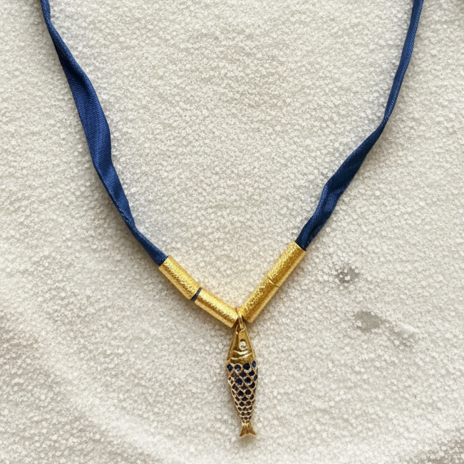 Fish Silk Necklace