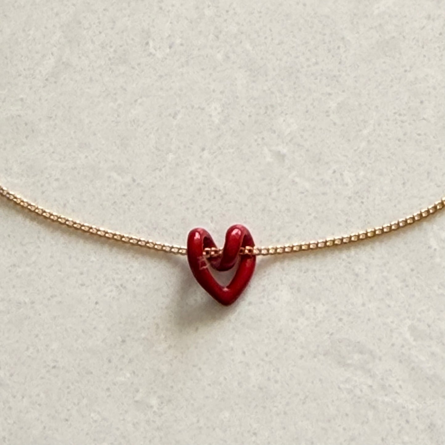 Red Heart Necklace