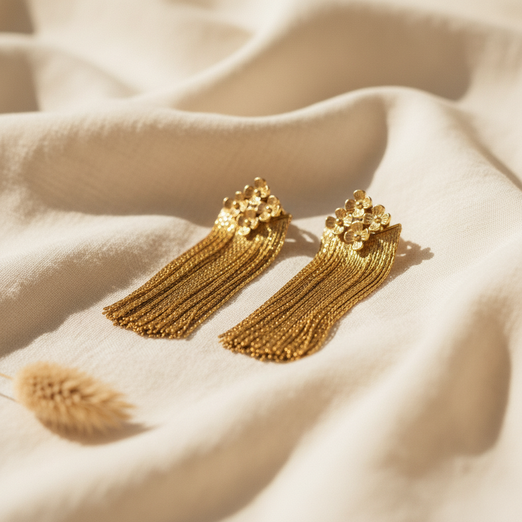 Flower Cascada Earring