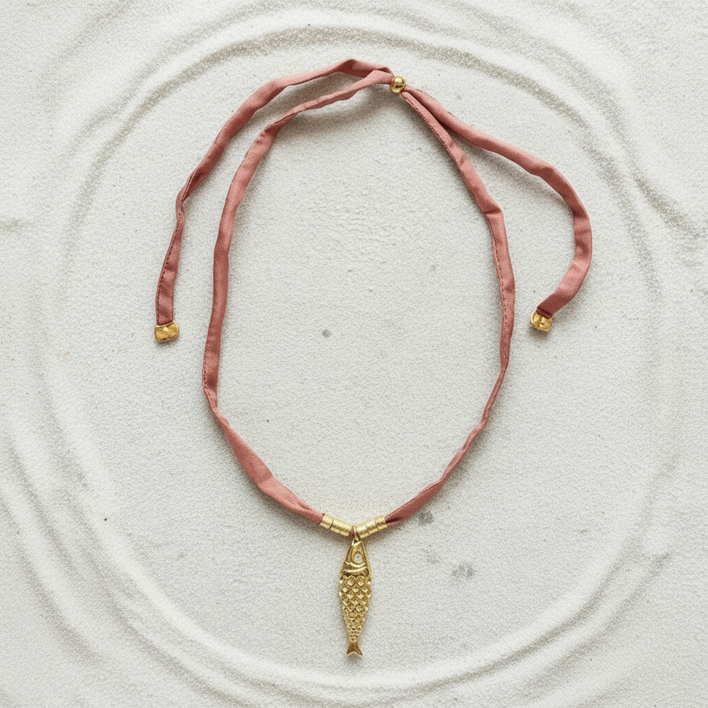 Fish Silk Necklace