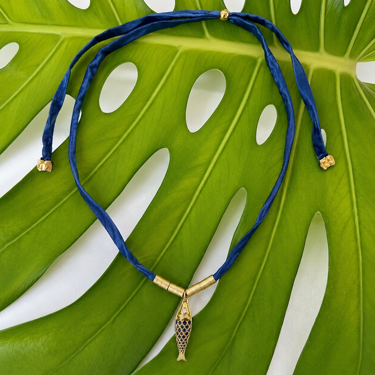 Fish Silk Necklace