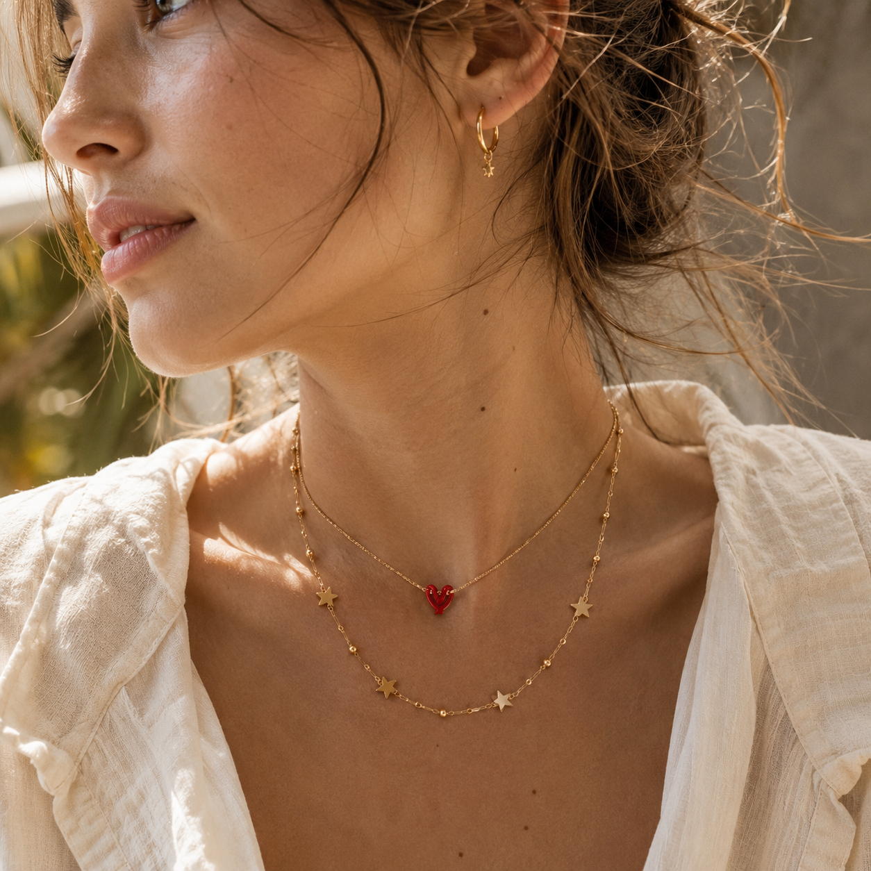 Red Heart Necklace