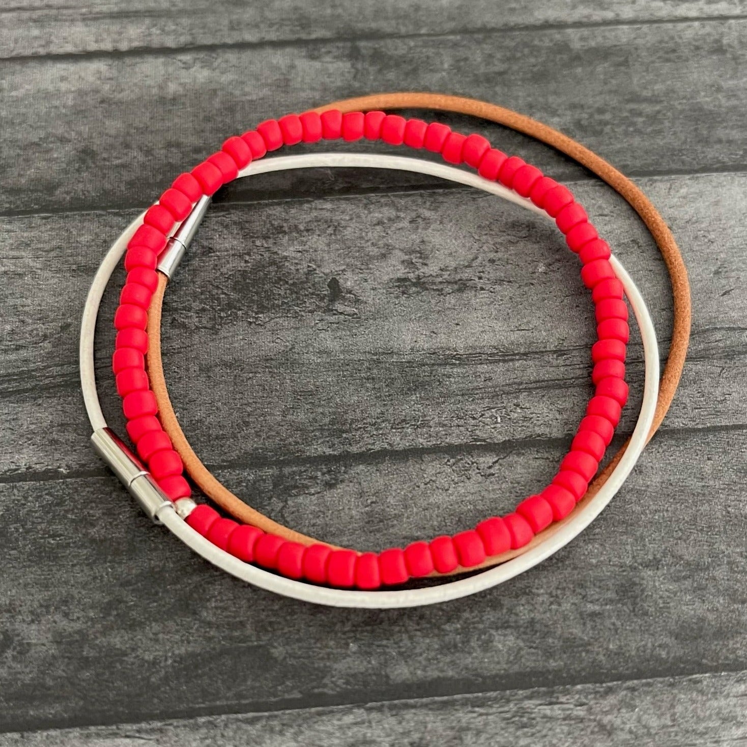 Trinity Red Bracelet