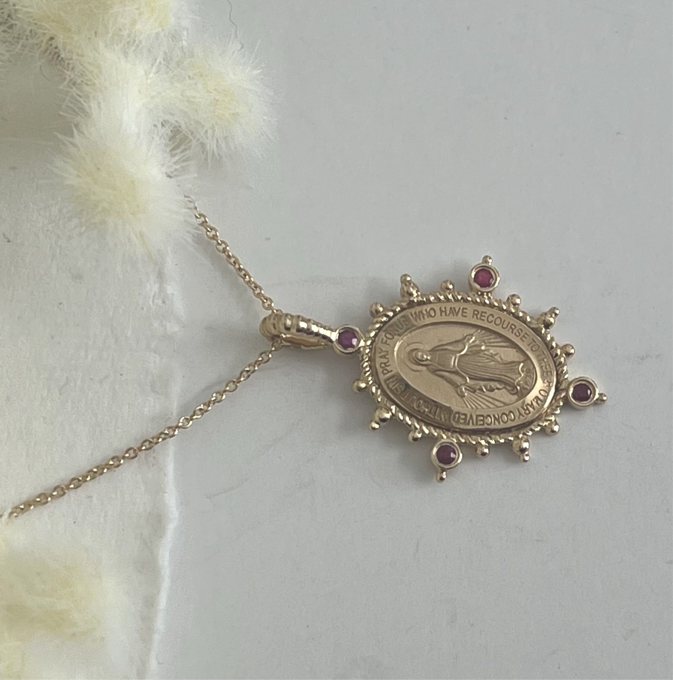 Lady of Grace Miraculous Necklace