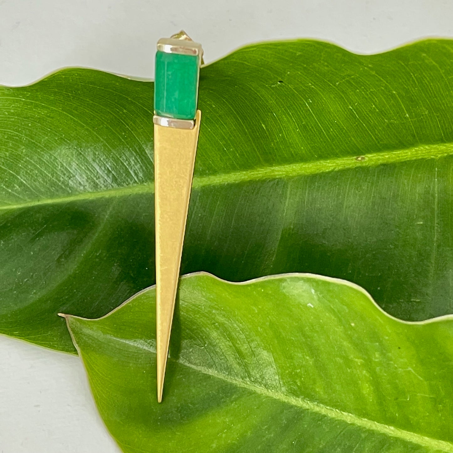 Glam Earrings - Green/Pink